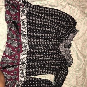 rue 21 off the shoulder long sleeve shirt